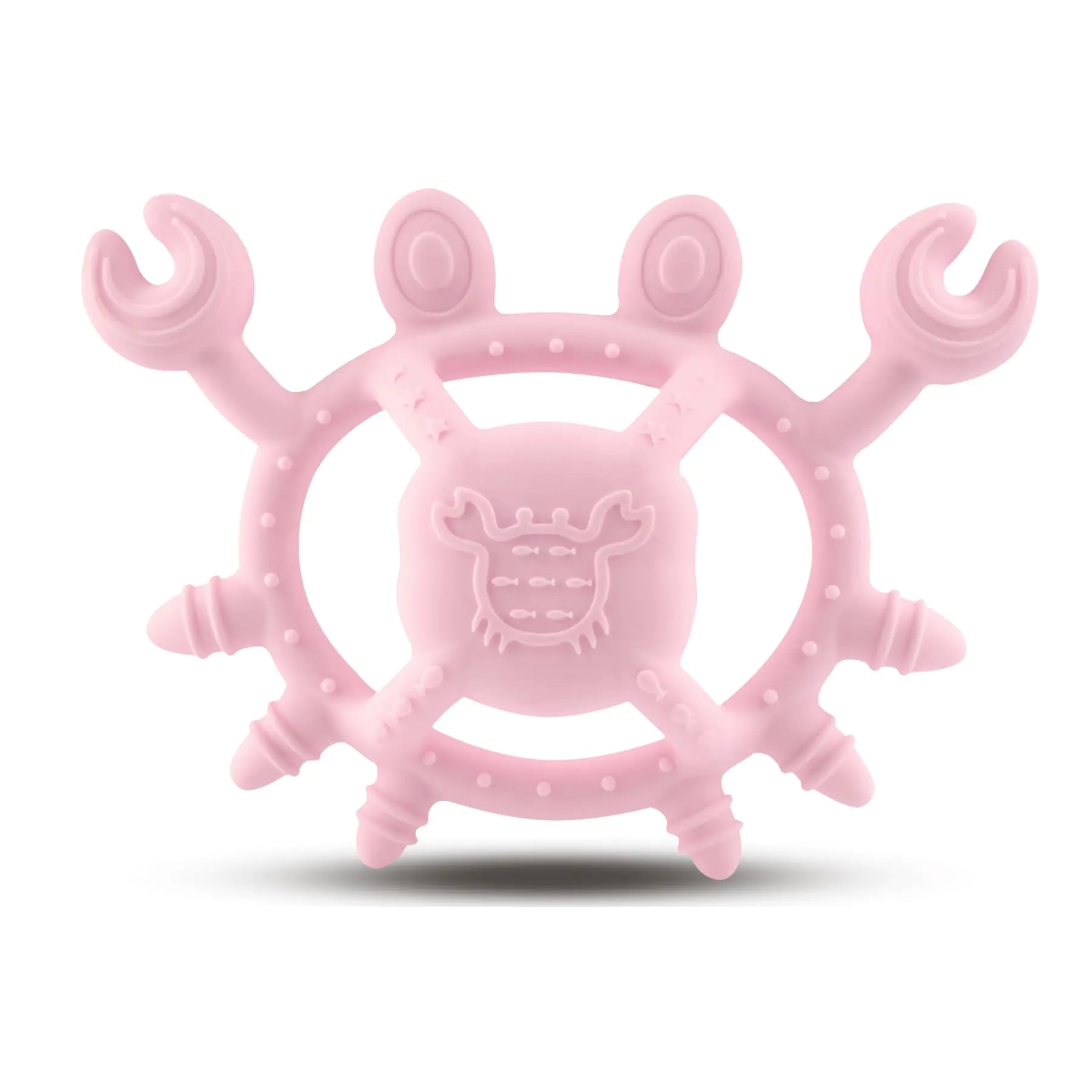 Pink Sea Crab Silicone Teether
